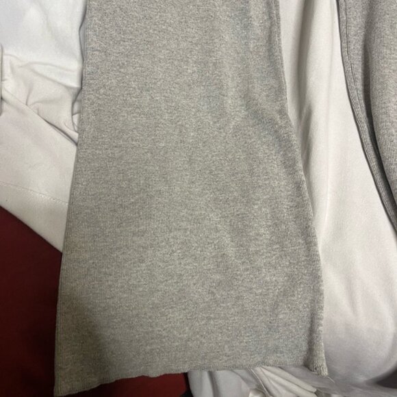 VINTAGE Womens Lucky Brand Dungarees by Gene Montesano Grey Knit Long Johns USA - Picture 2 of 5